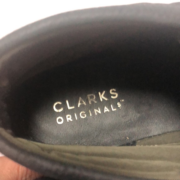 Clarks Wallabee Black Quilted Boots size 10 - Picture 6 of 12